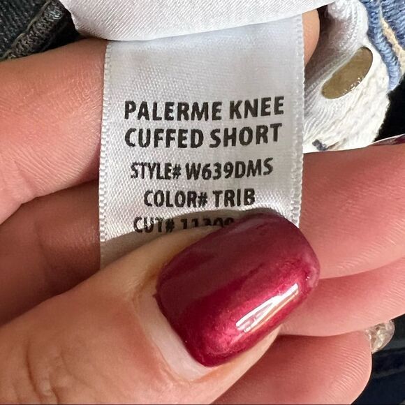 Hudson | Palerme Knee Cuffed Denim Shorts - Picture 8 of 8